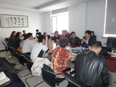 總經(jīng)理王波進行經(jīng)驗分享