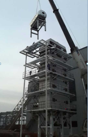 余熱鍋爐汽水分離器安裝 余熱鍋爐汽水分離器安裝