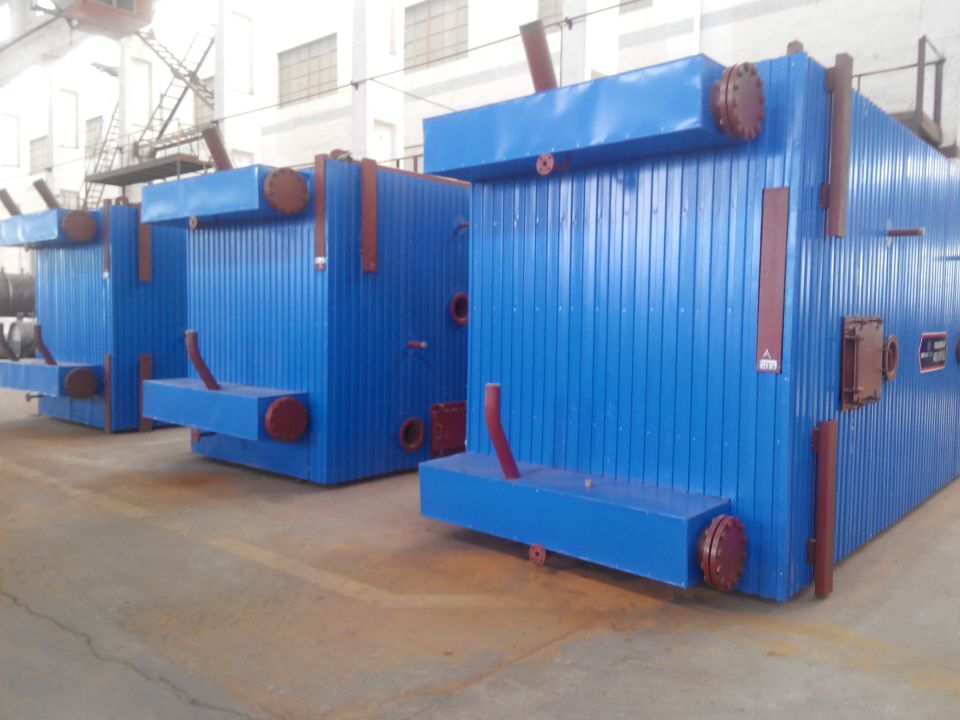 車間生產(chǎn)的礦熱爐余熱鍋爐 車間生產(chǎn)的礦熱爐余熱鍋爐