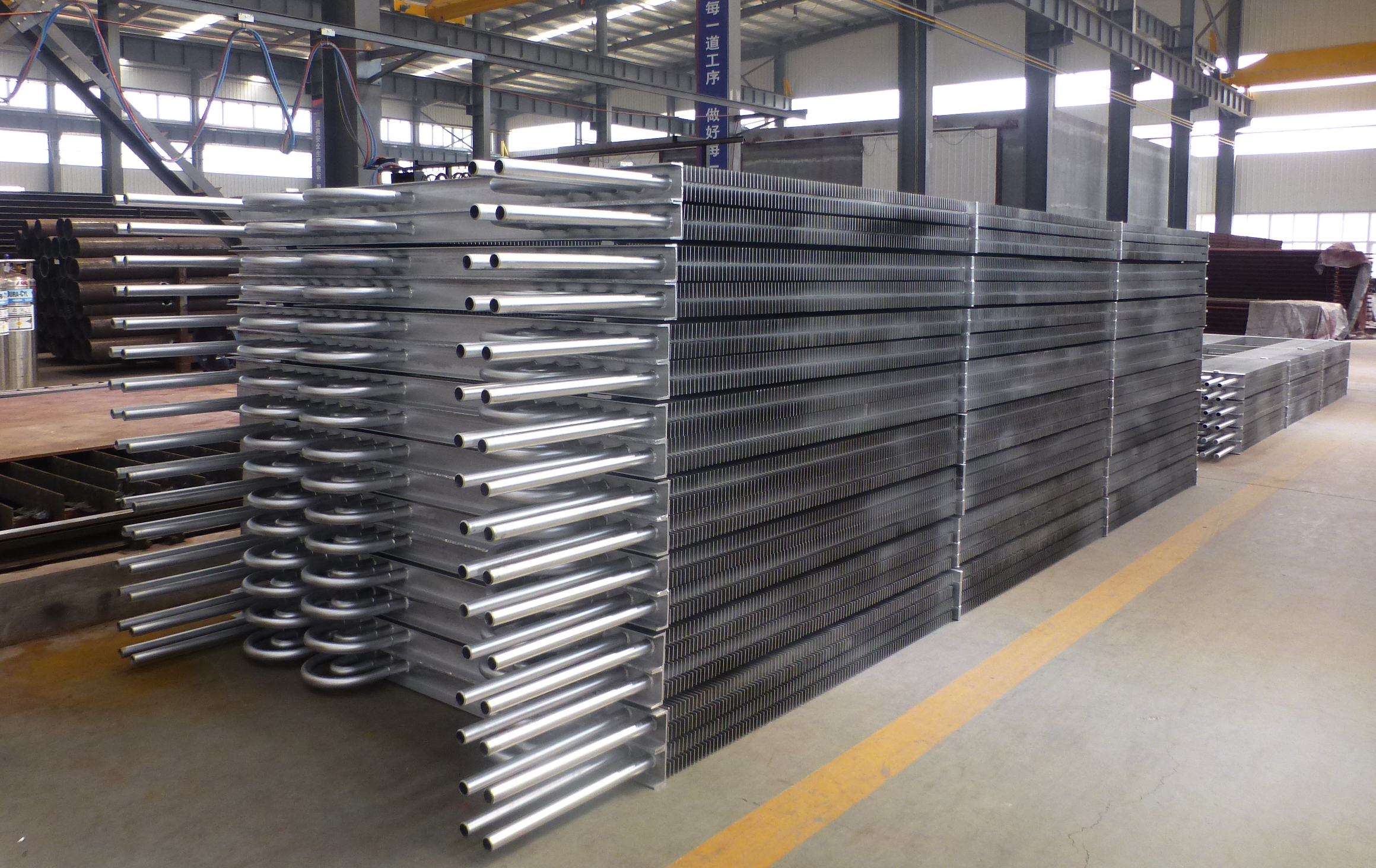 凱能省煤器生產(chǎn)車(chē)間