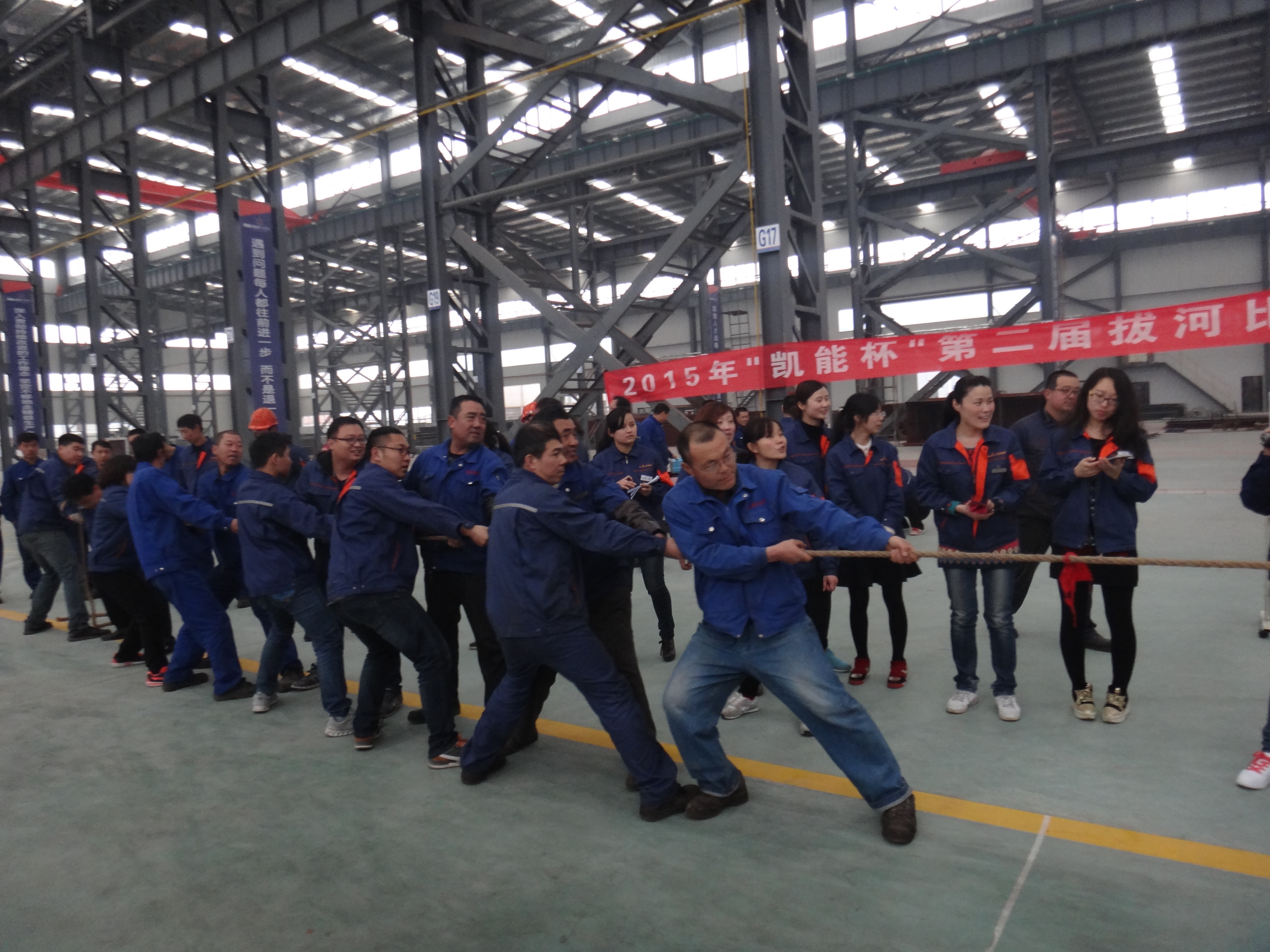 各隊隊員全力以赴