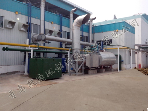 沼氣發(fā)電機(jī)組余熱鍋爐現(xiàn)場(chǎng)