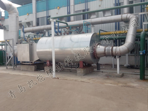 沼氣發(fā)電機(jī)組余熱鍋爐現(xiàn)場(chǎng)