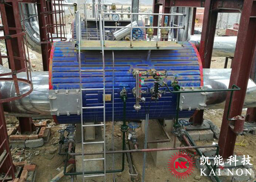 重油發(fā)電機組余熱鍋爐近照