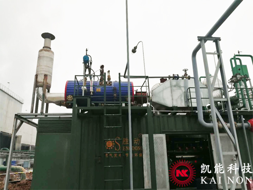 600KW發(fā)電機組余熱鍋爐余熱利用現(xiàn)場 600KW發(fā)電機組余熱鍋爐余熱利用現(xiàn)場