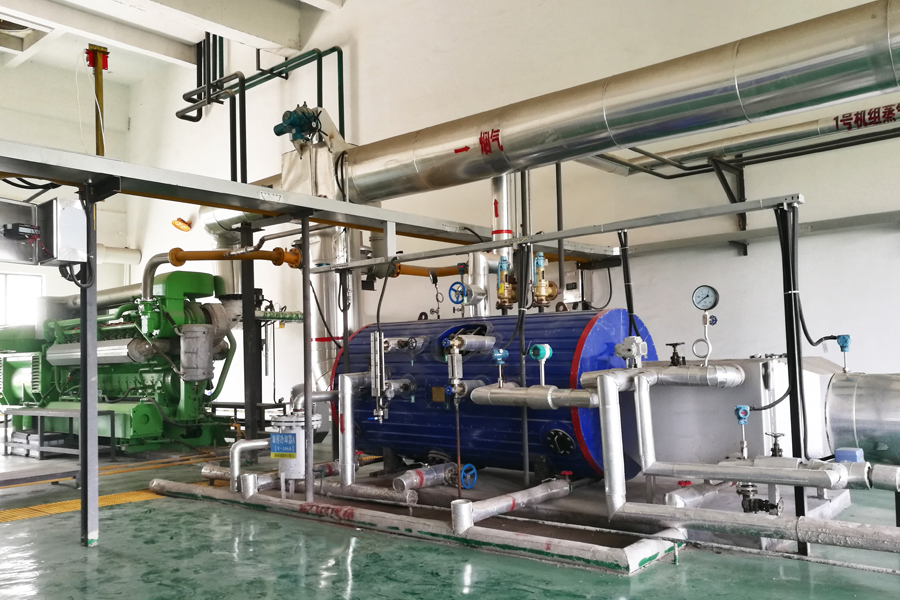 沼氣機組余熱回收系統(tǒng)項目現(xiàn)場