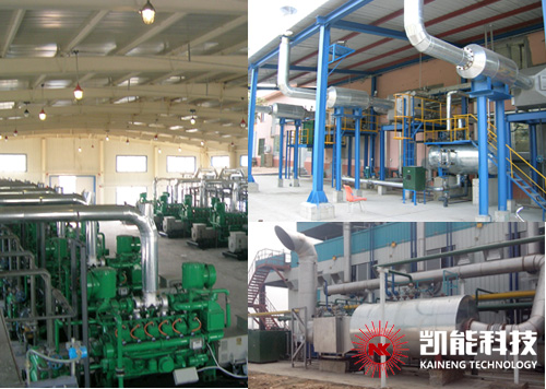 發(fā)電機(jī)組余熱鍋爐項(xiàng)目現(xiàn)場(chǎng)