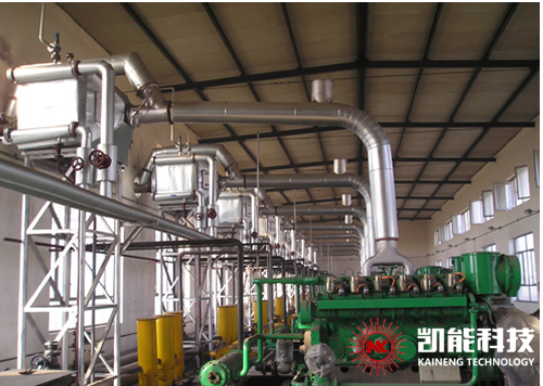 發(fā)電機(jī)組余熱鍋爐項(xiàng)目現(xiàn)場(chǎng)