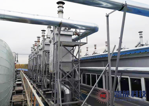 發(fā)電機(jī)組余熱鍋爐項目現(xiàn)場