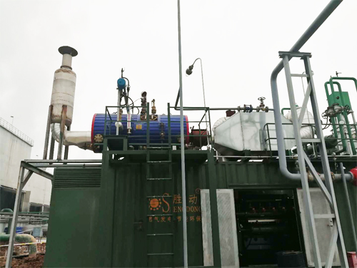 600KW發(fā)電機組余熱鍋爐項目現(xiàn)場 600KW發(fā)電機組余熱鍋爐項目現(xiàn)場