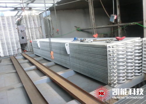 電廠低溫省煤器項(xiàng)目現(xiàn)場