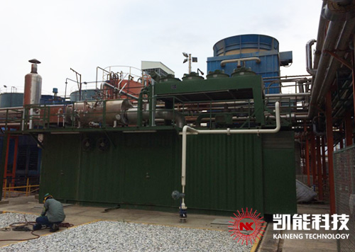 沼氣發(fā)電機(jī)組余熱利用項(xiàng)目現(xiàn)場(chǎng)