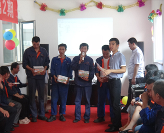 凱能鍋爐2015第二季度員工入司周年紀(jì)念活動(dòng)